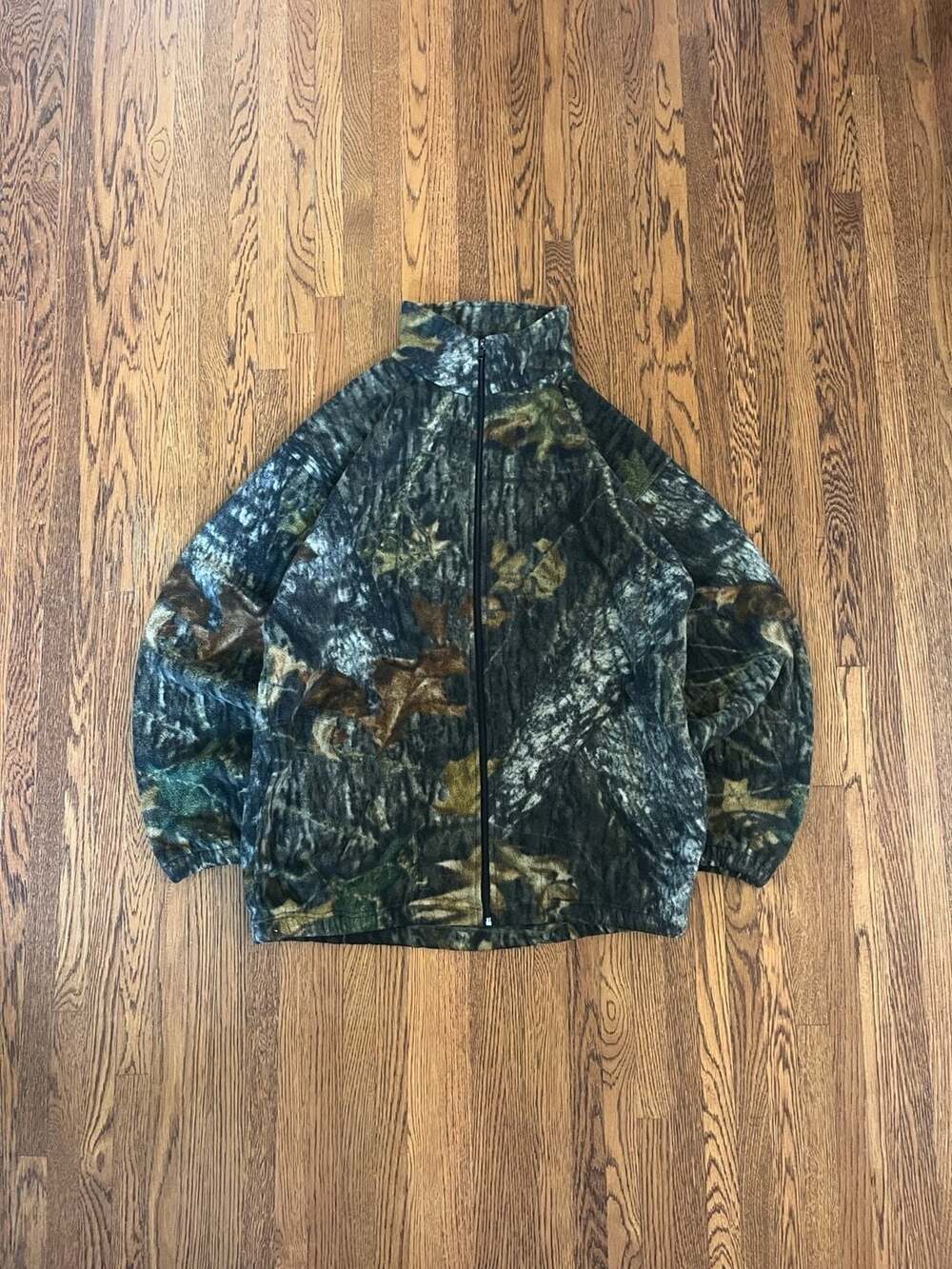 FieldStaff by Rocky Brand Apparel Vintage Y2K Tree Camouflage Fleece Zip Jacket